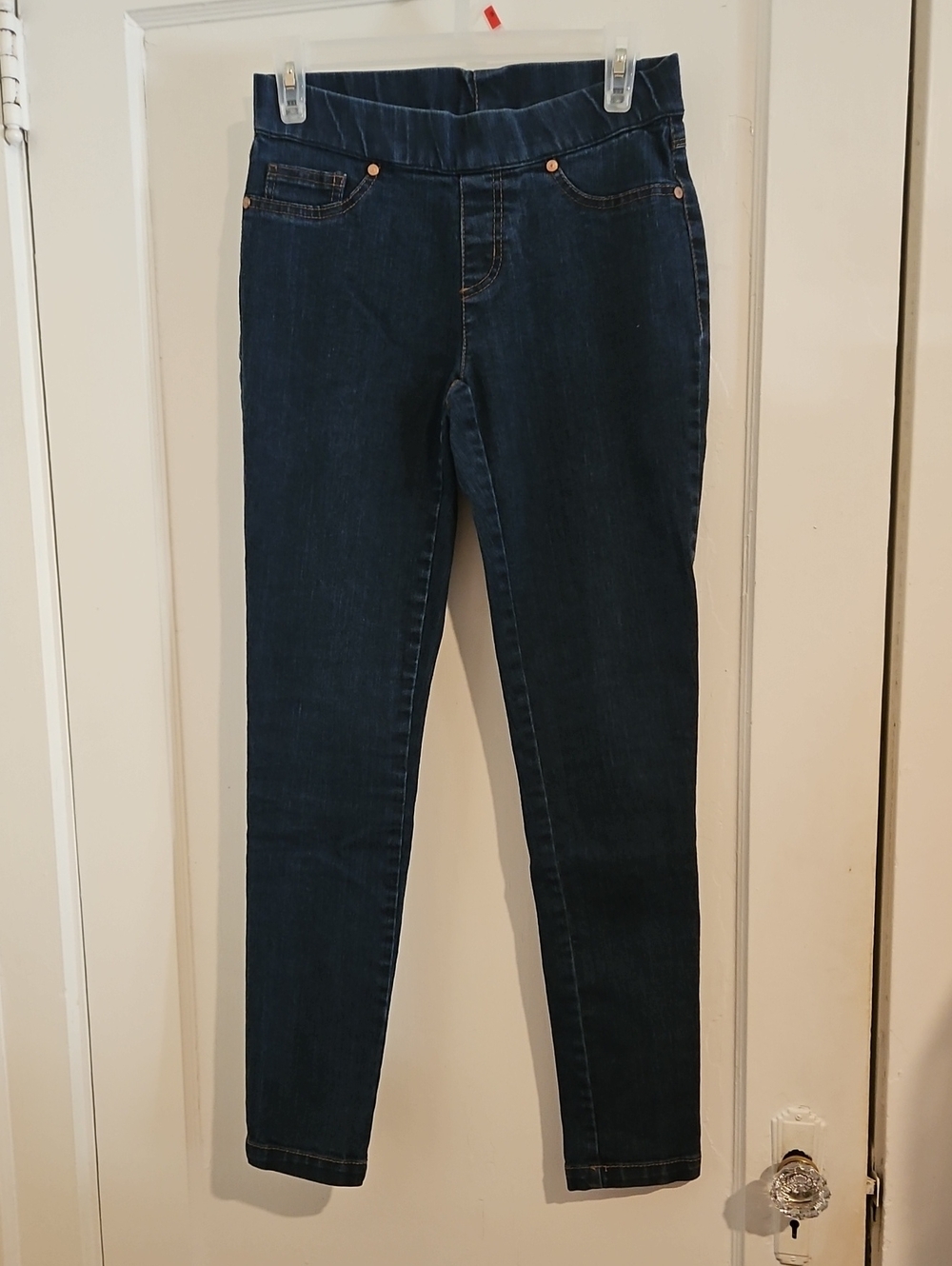 Faded Glory Dark Indigo Skinny Stretch Jeans Size 4